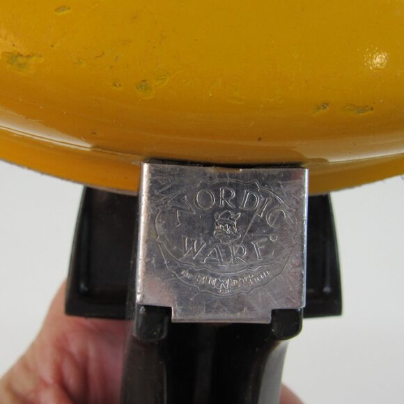 Nordic Ware Omelette Pan Yellow Black Good Morning Rooster Design USA Vintage - Picture 8 of 8